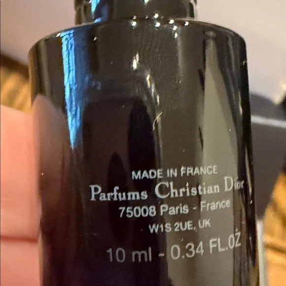 Dior Men's Black and Navy Toiletry Bag/SAUVAGE Mini parfum - Picture 11 of 16